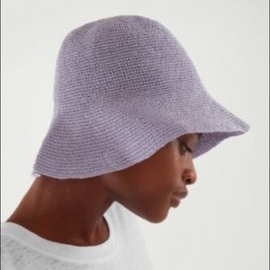 COS crochet paper hat